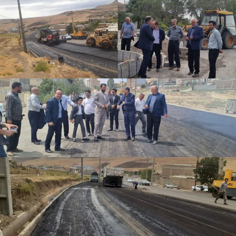 پروژه آسفالت ریزی میکانیزه کمریندی جهاد